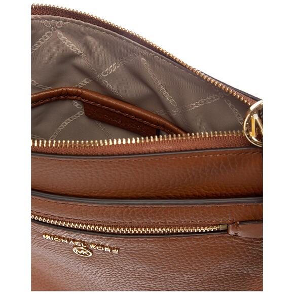 NWT Michael Kors Jet Set Charm Small Flat Crossbody Bag Luggage One Size - Picture 3 of 7